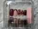 Rode design plak nagels