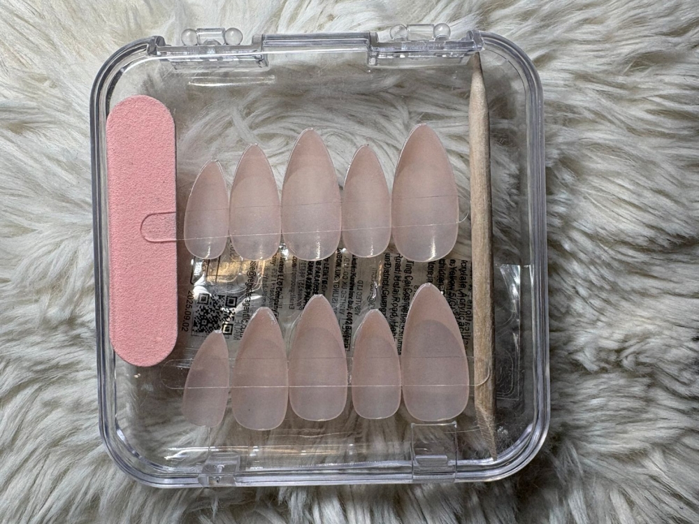 French tip met chrome nagels