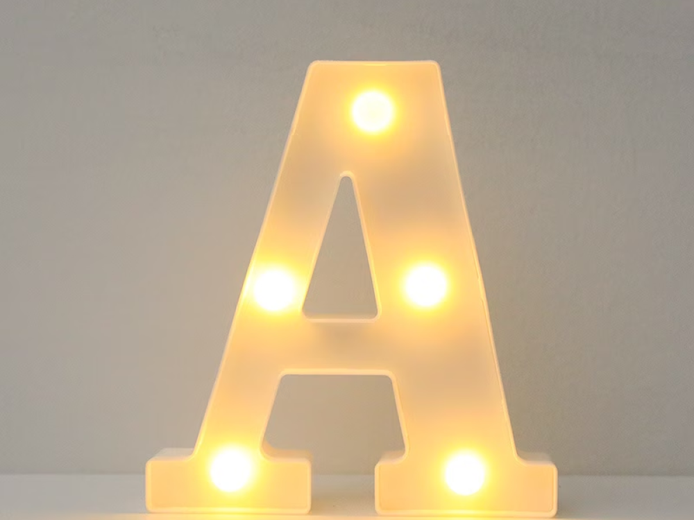 De letter A