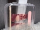 Rode design plak nagels