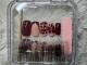 Rode design plak nagels